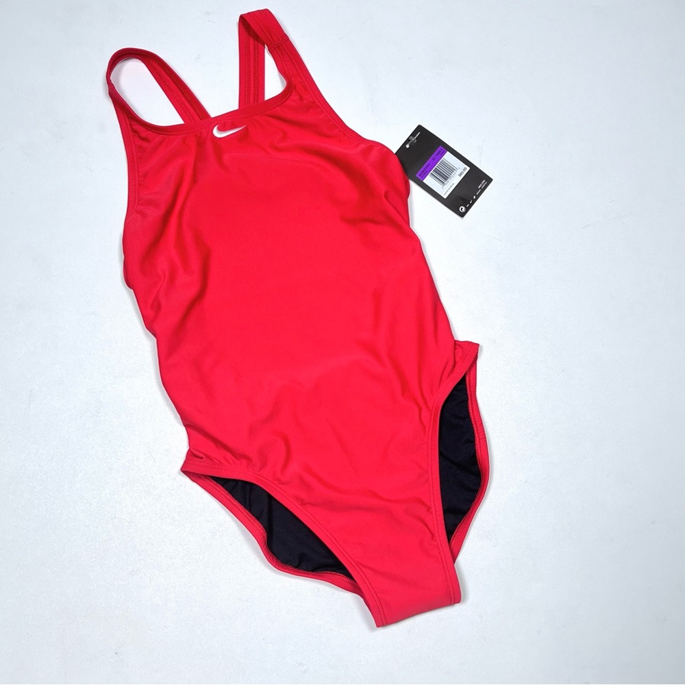 NIKE athletic one piece swimsuit 32 wms 6 - Picture 1 of 5